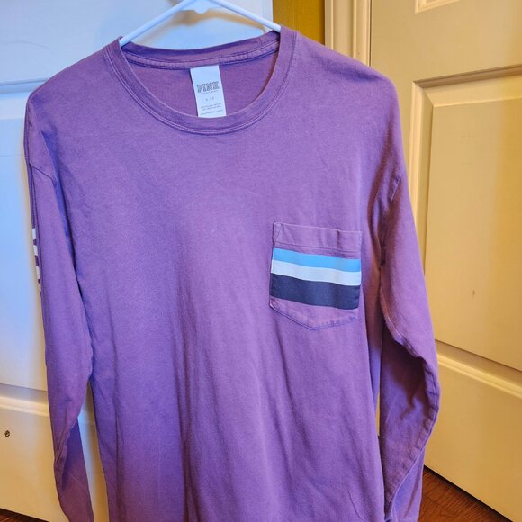 Victoria secret PINK purple long sleeve shirt Size S - Picture 3 of 8